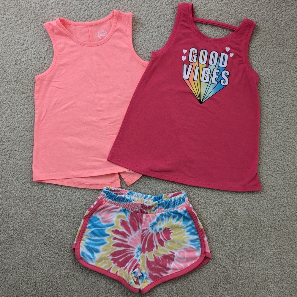😎 Wonder Nation| Girls Good Vibes Summer Set | Size 6/6X